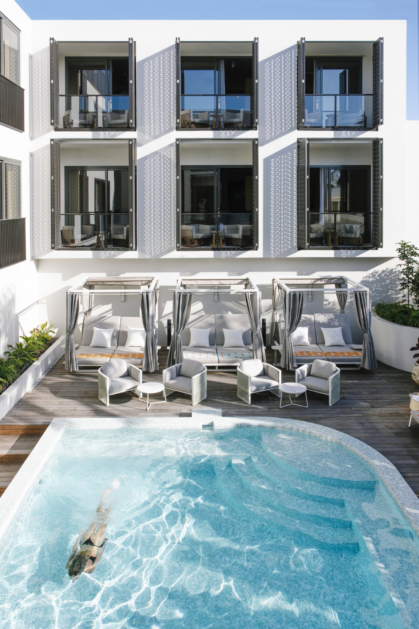 Basq House — Courtyard and Pool